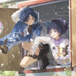 This is a pixiv picture whose title is 放浪者誕おめ.