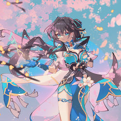 This is a pixiv picture whose title is ruan mei.