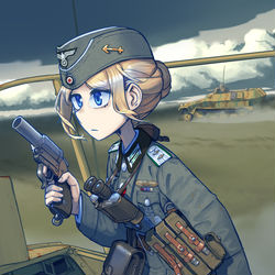 This is a pixiv picture whose title is 23 Panzer Division.