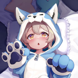 This is a pixiv picture whose title is Mahiro 抱き枕カバー 2.