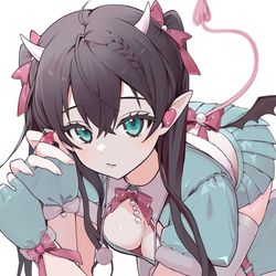 This is a pixiv picture whose title is …聴きたい？.