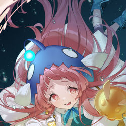 This is a pixiv picture whose title is 夢見るあいちん😴🐟.