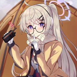 This is a pixiv picture whose title is 盗聴中です静かに！！.