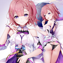 This is a pixiv picture whose title is アスター抱き枕.