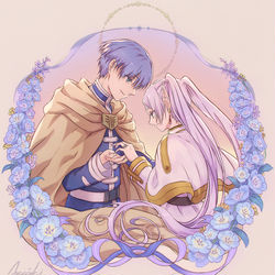 This is a pixiv picture whose title is 永遠の誓い.