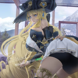 This is a pixiv picture whose title is [Genshin]Navia.