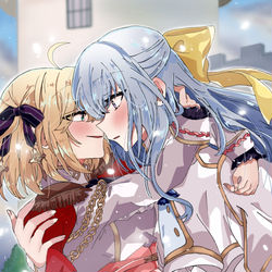 This is a pixiv picture whose title is Top or bottom?.
