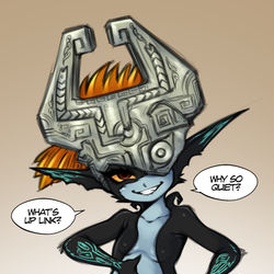 This is a pixiv picture whose title is Midna.