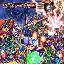 This is a pixiv picture whose title is ロックマンＸ2.