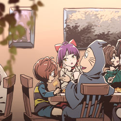 This is a pixiv picture whose title is 「彼にも仲のいい友達が出来てたらいいなあと…」.