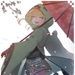 This is a pixiv picture whose title is マイクラのハッピーニューイヤー2024.