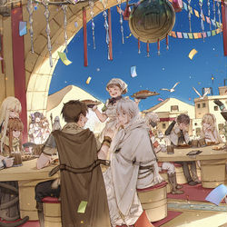 This is a pixiv picture whose title is 2024ハッピー無風祭~.