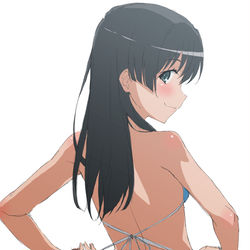 This is a pixiv picture whose title is 佐天涙子.