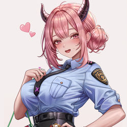 This is a pixiv picture whose title is Devil girl.