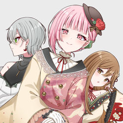 This is a pixiv picture whose title is 正月限定組.