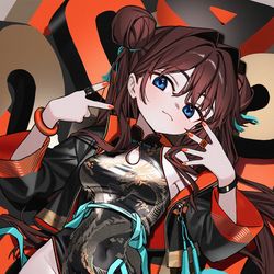 This is a pixiv picture whose title is happy new year 2024.