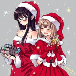 This is a pixiv picture whose title is 先月描いたメリクリイラスト🎄.