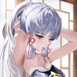 This is a pixiv picture whose title is 朝焼け.