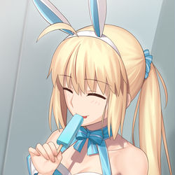This is a pixiv picture whose title is ④🐇😋🤔😳.