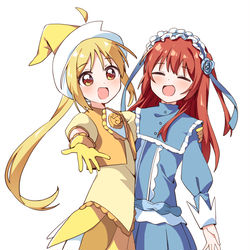 This is a pixiv picture whose title is 虹夏ちゃんと喜多ちゃん。.