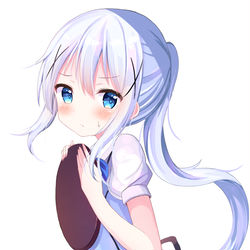 This is a pixiv picture whose title is ヤバ客警戒チノちゃん.
