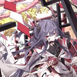 This is a pixiv picture whose title is 描き初め2024.