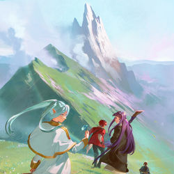This is a pixiv picture whose title is A Thought.