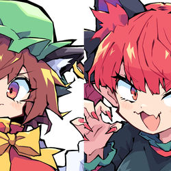 This is a pixiv picture whose title is ちぇんりん.