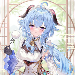 This is a pixiv picture whose title is 甘雨.