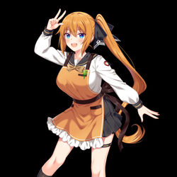 This is a pixiv picture whose title is 【仕事絵】超昂大戦エスカレーションヒロインズ　閃忍ユリッペ.
