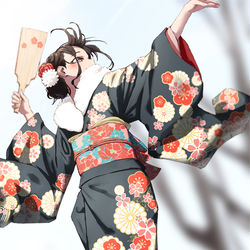 This is a pixiv picture whose title is 打球がえぐい羽子板女子.