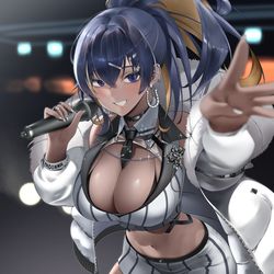 This is a pixiv picture whose title is Noise NIKKE.