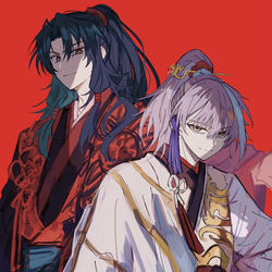 This is a pixiv picture whose title is サムライ弓陣営log.