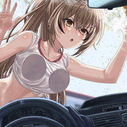 This is a pixiv picture whose title is Carwash.