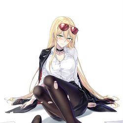 This is a pixiv picture whose title is StG44 "Detective's Sidekick".