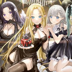 This is a pixiv picture whose title is 1st Anniversary.