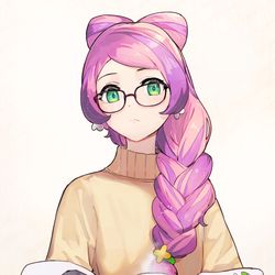 This is a pixiv picture whose title is メガネ.