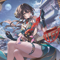This is a pixiv picture whose title is 阮梅.