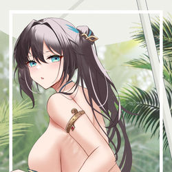 This is a pixiv picture whose title is 清凉阮梅.