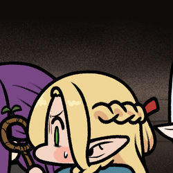 This is a pixiv picture whose title is ダンジョン飯.