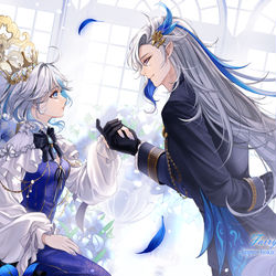 This is a pixiv picture whose title is Your Majesty.