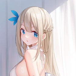 This is a pixiv picture whose title is 💙.
