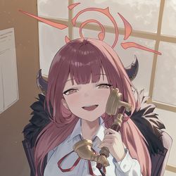 This is a pixiv picture whose title is 12 日目 陸八魔アル.