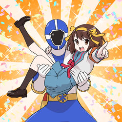 This is a pixiv picture whose title is 涼宮ハルヒのウエディング.