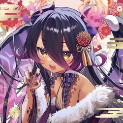This is a pixiv picture whose title is 辰年なのでドラゴン娘らくがき🐉.
