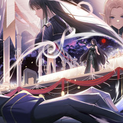 This is a pixiv picture whose title is 影之强者的庆典.