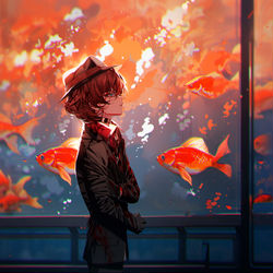 This is a pixiv picture whose title is were here.