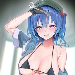 This is a pixiv picture whose title is nitori.
