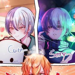 This is a pixiv picture whose title is 𝐂𝐮𝐭𝐞 𝐯𝐬 𝐒𝐞𝐱𝐲?.