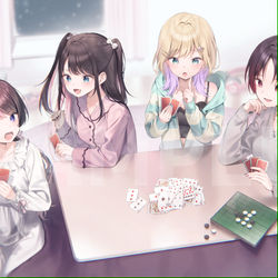 This is a pixiv picture whose title is ぶいすぽ冬のアキバおでかけ計画.